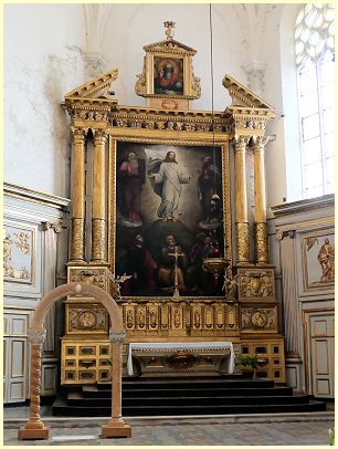 Grignan - Altaraufsatz (Retable de Maître-Autel), Stiftskirche Collégiale Saint-Sauveur
