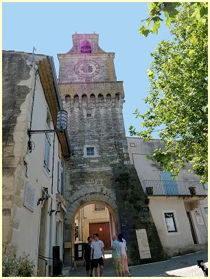Grignan - Porte du Tricot Glockenturm (Beffroi)