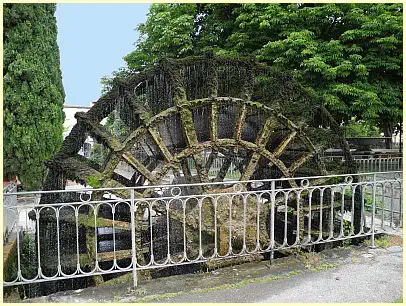 L'Isle-sur-la-Sorgue - Schaufelrad (Roue à Aube)