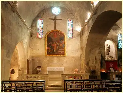 Kirche Saint-Vincent des Baux - Hochaltar