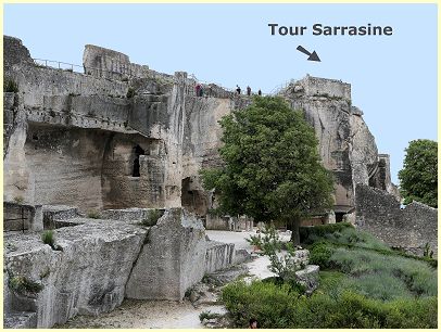 Tour Sarrasine - Burg Château des Baux