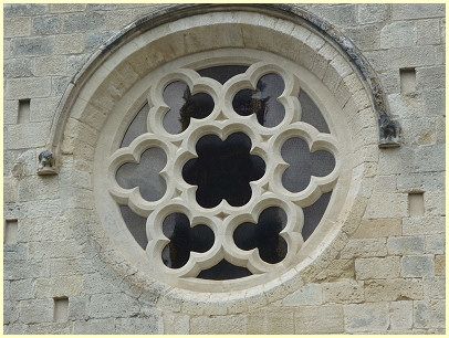 Fensterrosette des Refektoriums - Abtei Abbaye de Sivacane