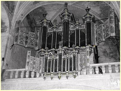 Uzès - barocke Orgel Kathedrale Saint-Théodorit
